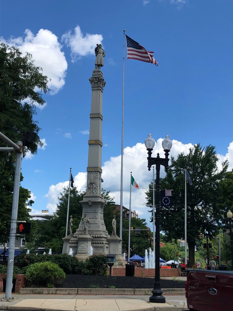 Easton, Pennsylvania - the Civil War Monument in Centre Square